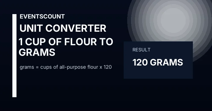 1 Cup Of Flour To Grams