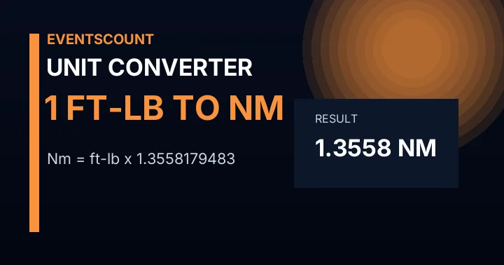 1 Ft-lb To Nm
