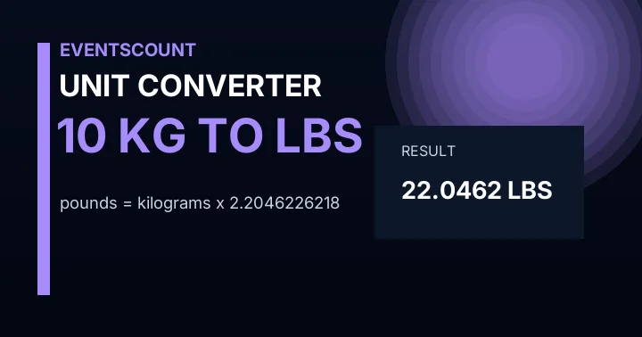 10 Kg To Lbs