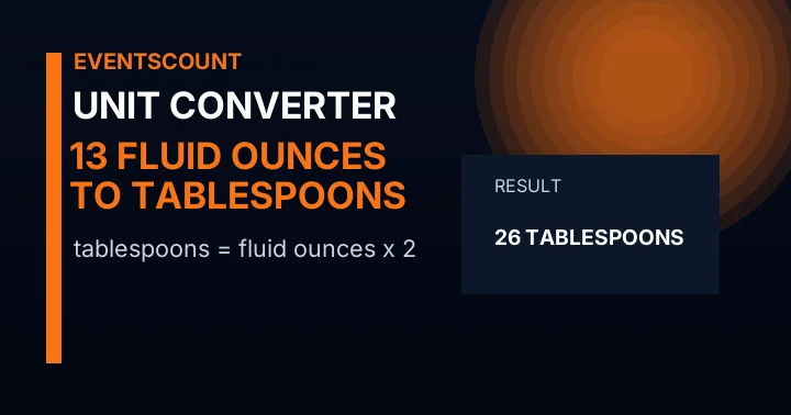 13 Fluid Ounces To Tablespoons