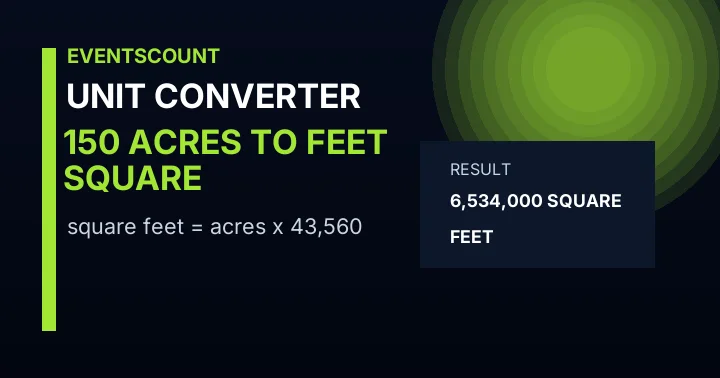 150 Acres To Square Feet