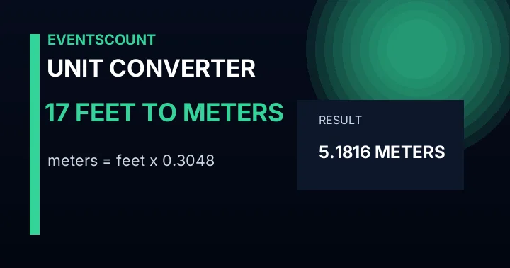 17 Feet To Meters