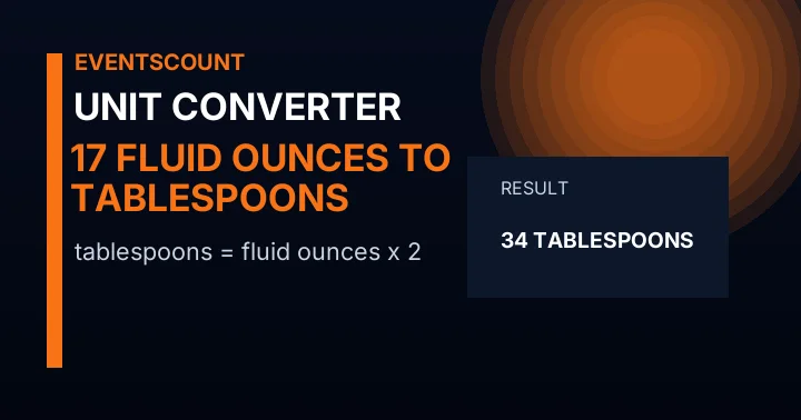 17 Fluid Ounces To Tablespoons