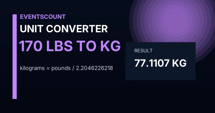 170 Lbs To Kg