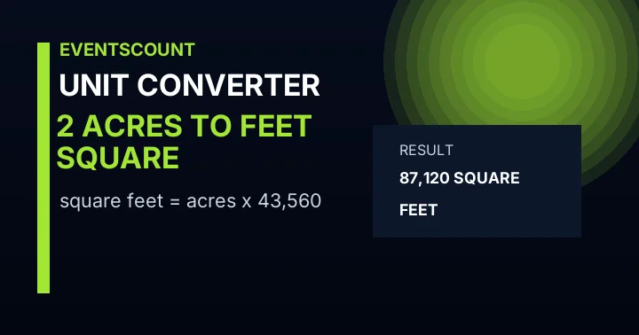 2 Acres To Square Feet