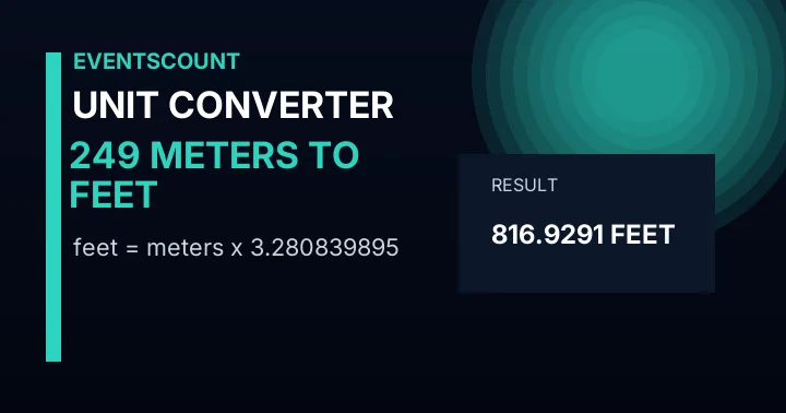 249 Meters To Feet