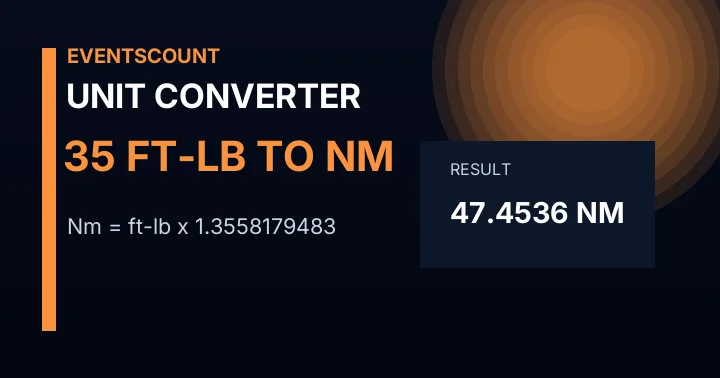 35 Ft-lb To Nm