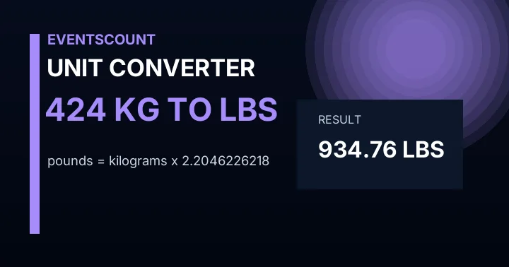 424 Kg To Lbs