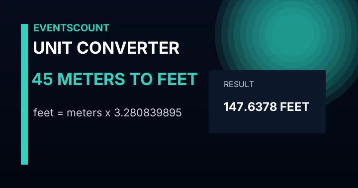 45 Meters To Feet