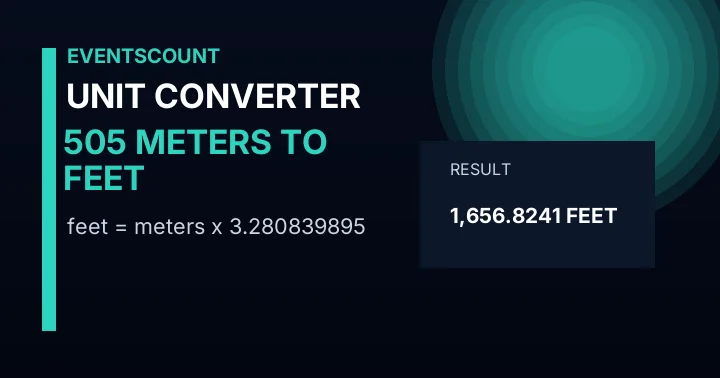 505 Meters To Feet