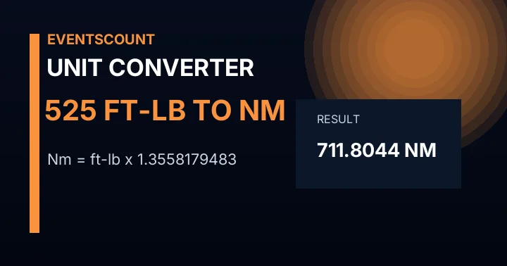 525 Ft-lb To Nm