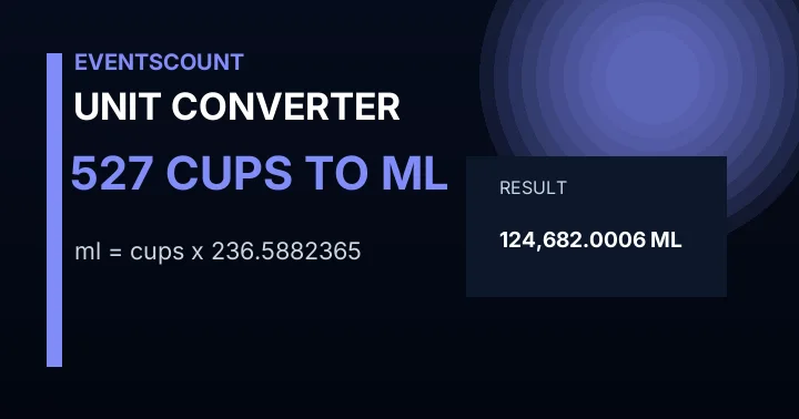 527 Cups To Ml