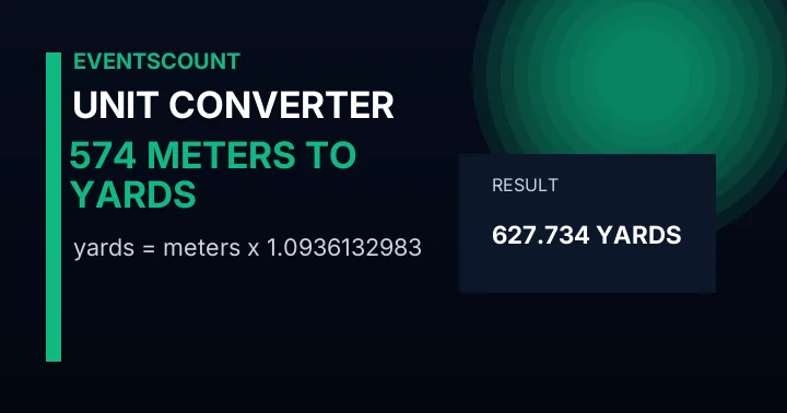 574 Meters To Yards