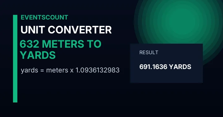 632 Meters To Yards