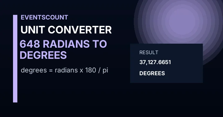 648 Radians To Degrees