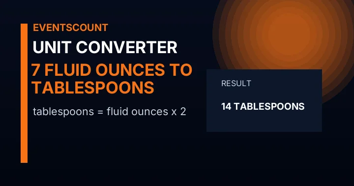 7 Fluid Ounces To Tablespoons