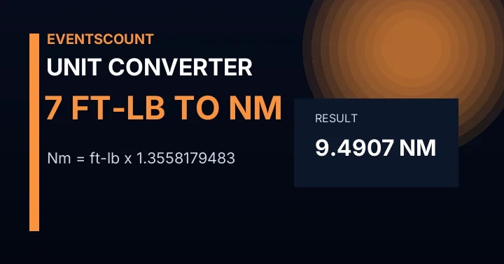 7 Ft-lb To Nm