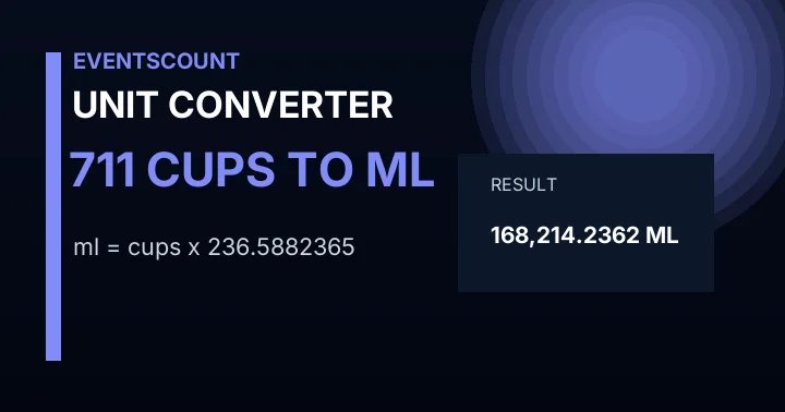711 Cups To Ml