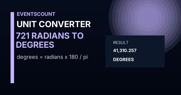 721 Radians To Degrees