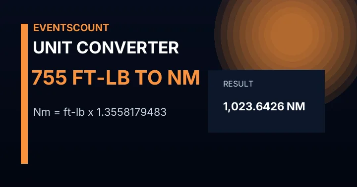 755 Ft-lb To Nm