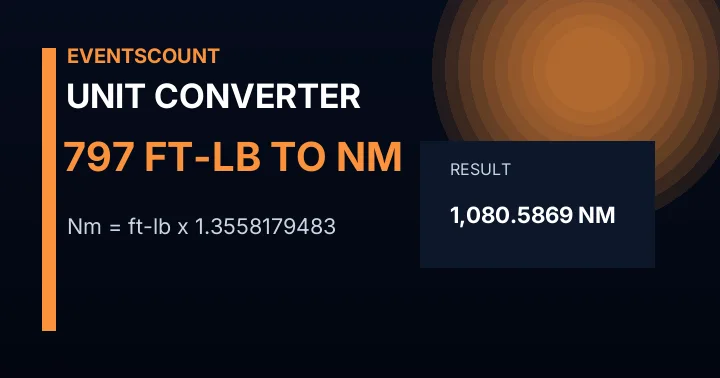 797 Ft-lb To Nm