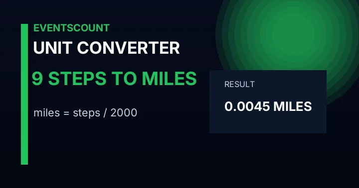 9 Steps To Miles