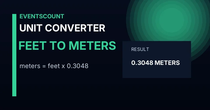 Feet to Meters Converter