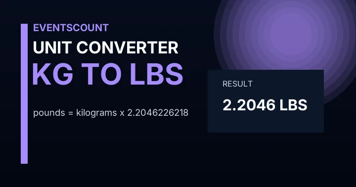 Kg to Lbs Converter