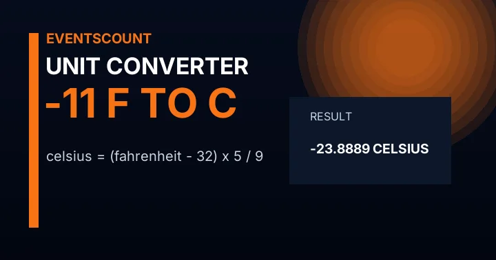 -11 F to C
