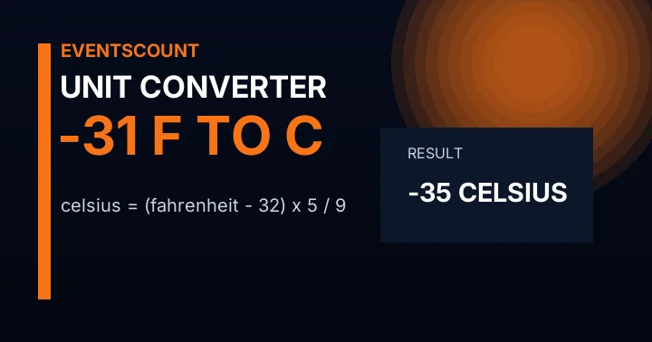 -31 F to C