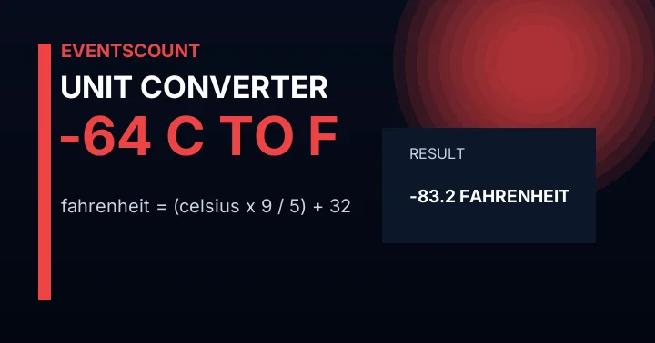 -64 C to F