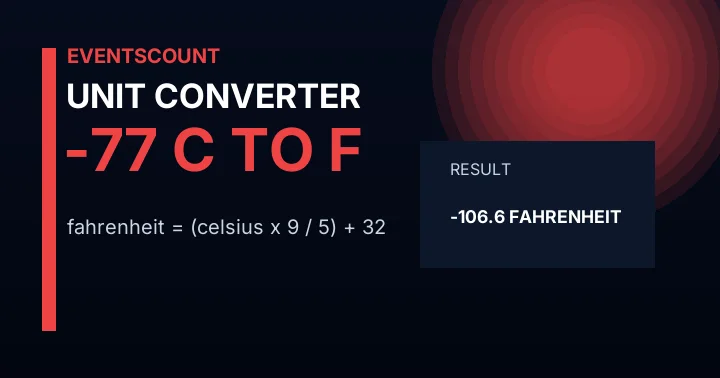 -77 C to F