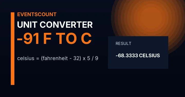 -91 F to C