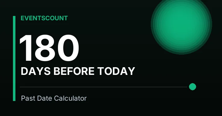 180 Days Before Today