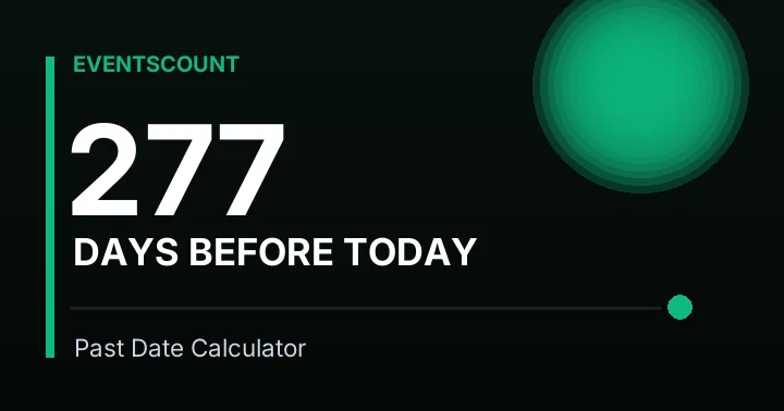 277 Days Before Today