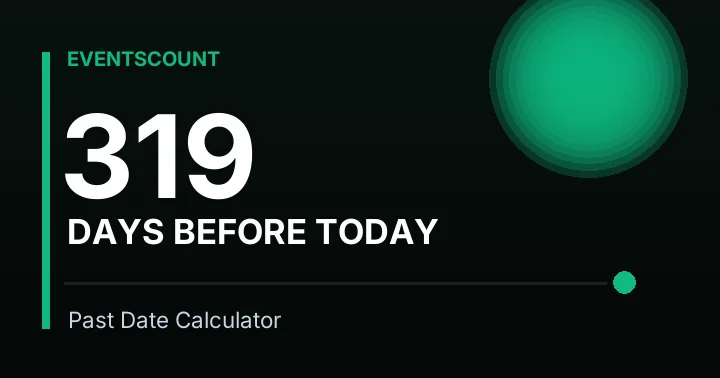 319 Days Before Today