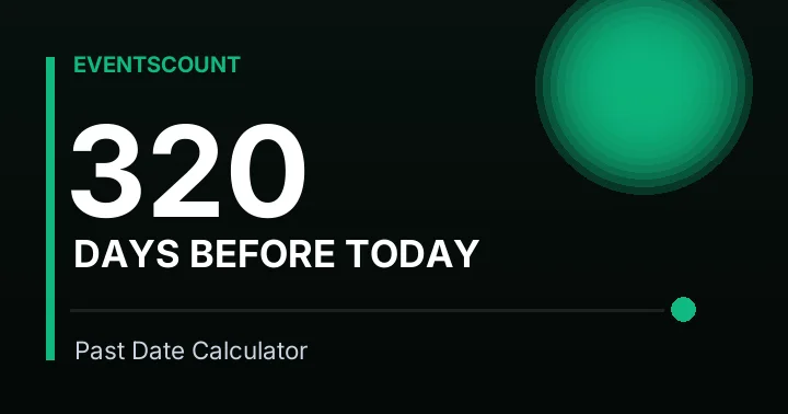 320 Days Before Today