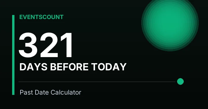 321 Days Before Today