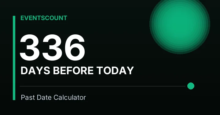 336 Days Before Today