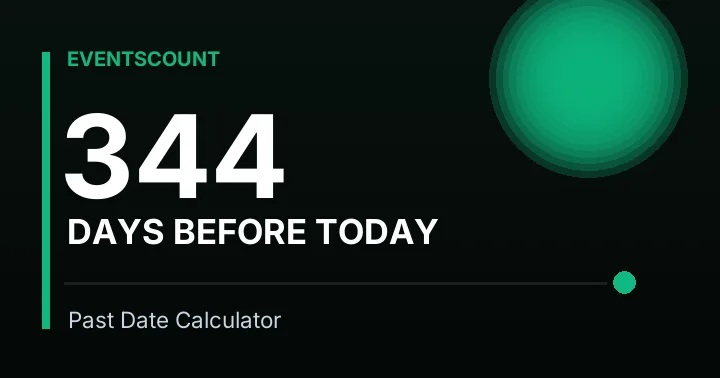 344 Days Before Today