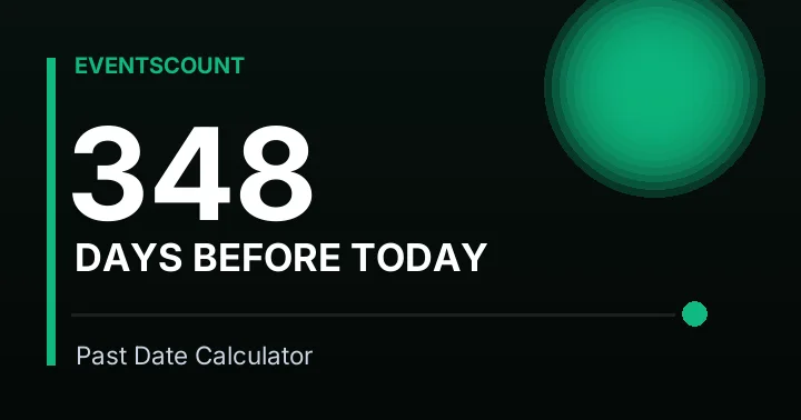 348 Days Before Today
