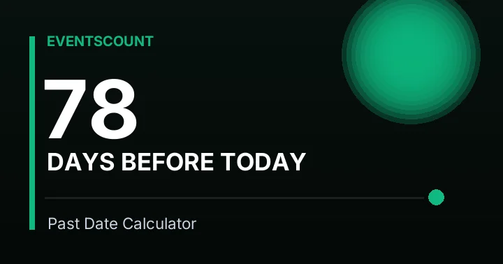 78 Days Before Today
