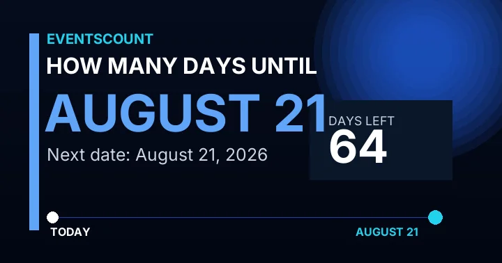 How Many Days Until August 21?