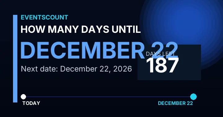 How Many Days Until December 22?