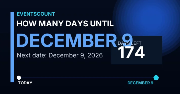 How Many Days Until December 9?