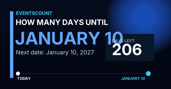 How Many Days Until January 10?