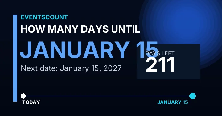 How Many Days Until January 15?