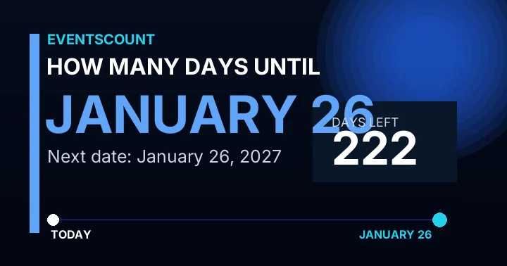 How Many Days Until January 26?