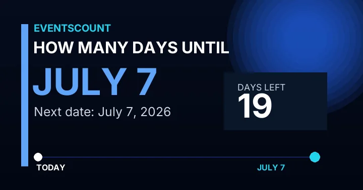 How Many Days Until July 7?