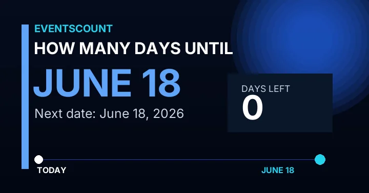 How Many Days Until June 18?